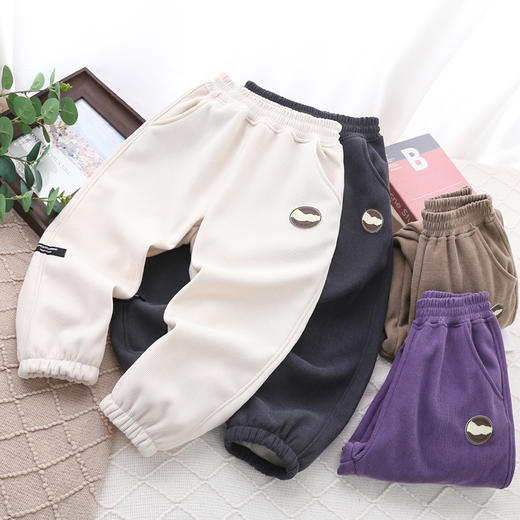 【西蒙日记 儿童欧棉绒卫裤HALHOMRWK】花小钱买校园暖暖裤，舒适实用，一条过冬❗品牌直发！  商品图3