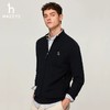 D110419秋冬新品男士上衣纯色长袖针织开衫拉链保暖外套 商品缩略图8