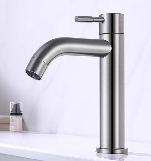 5940星愿不锈钢单冷面盆龙头 商品图1