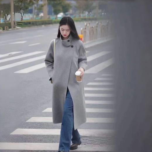 【独家定制款牦牛绒羊毛大衣】10%牦牛绒 90%绵羊毛 ，廓形大衣，两粒扣设计，4色可选 商品图4