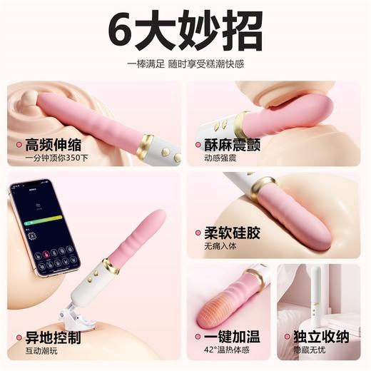 【女用器具】谜姬 布丁熊炮机2.0伸缩震动加温  [旗舰品 联系负责人/备案改价] 商品图5