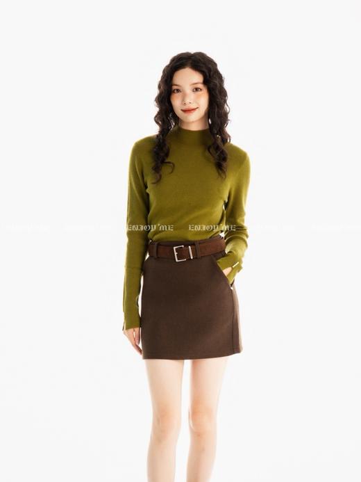 【门店同款】ENJOY冬季复古简约半身裙 167696716 商品图2