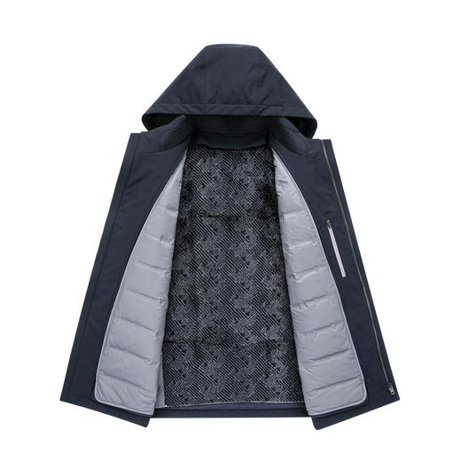 【兔毛内胆&85%白鹅绒】圣得西2025秋冬季新款男士修身保暖尼克服 商品图14