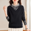 黑色半高领毛衣女秋季高级感洋气打底衫内搭套头上衣新款大码女装 商品缩略图3