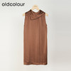oldcolour欧珂春秋季缎面简约宽松日常无袖套头衫女HO14014432 商品缩略图3