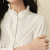 【严选】诗凡黎法式木耳领花边衬衫2025冬新款复古别致气质叠穿打底衬衣女7GA320721 商品缩略图3