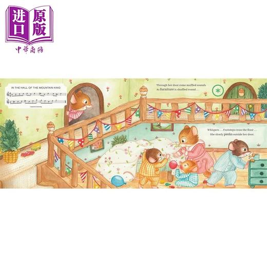 【中商原版】Amy Adele发声书 共3册 睡前名曲精选The Bedtime Music Book 生日/新年的歌声Songbook 英文原版 亲子童书音乐书 商品图2