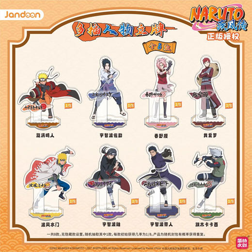 火影忍者疾风传动漫多插立牌-纪念日百货门店同款167144743 商品图0
