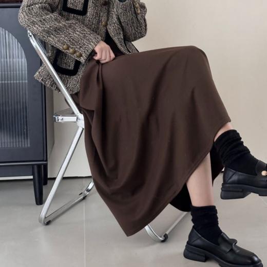 Beau Muse 法式赫本风毛呢半身裙 | 秋冬百搭、百褶设计显高显瘦、四色可选、80-150斤可穿 商品图10