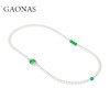 GAONAS 仿珍珠 华丽贵气时尚10mm白色珠项链11634XW 商品缩略图1