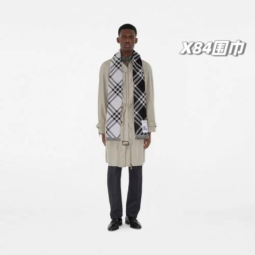 D110437情侣款可双面佩戴保暖舒适亲肤格纹围巾 商品图4