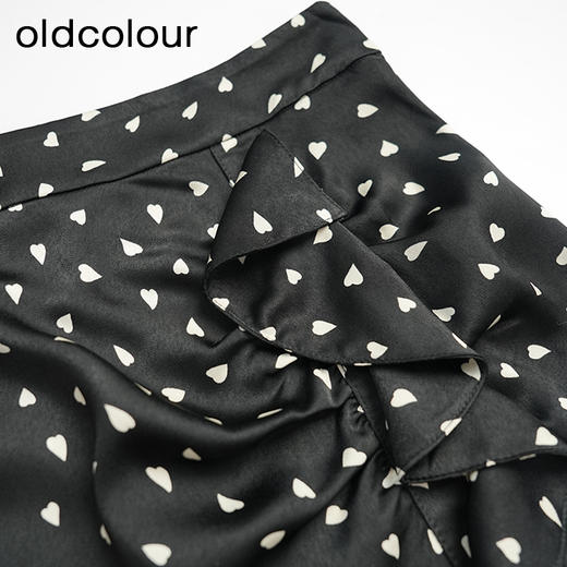 oldcolour欧珂春秋季休闲时尚气质波点鱼尾半身长裙女GN31063861 商品图2