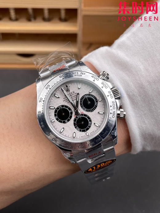 劳力士新款 QF配重版 重量180克+ 迪通拿陨石盘配重版 陨石迪钢带款 4130机 男士腕表 商品图9