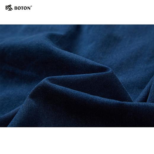 波顿男士 牛仔衬衫 利落百搭 宽松全棉耐穿长袖MS070124Z 商品图3