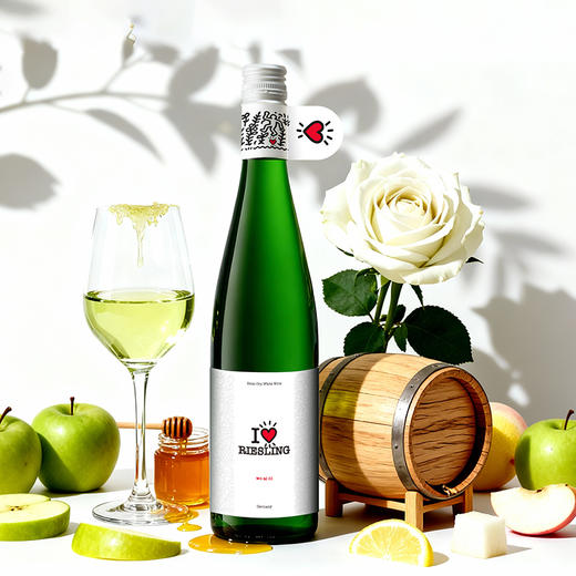 【新品】奥兰天天德国雷司令白葡萄酒11°750ml 德国莱茵产区半干型适合女生喝的酒微醺 商品图3