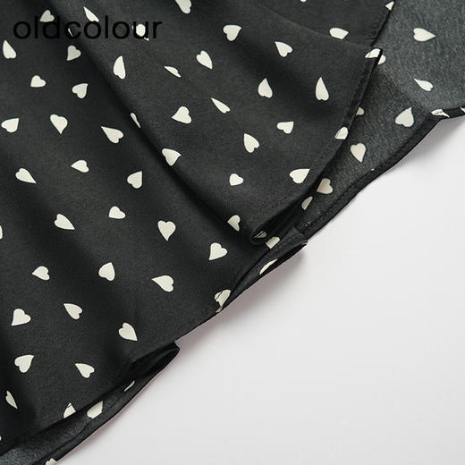 oldcolour欧珂春秋季休闲时尚气质波点鱼尾半身长裙女GN31063861 商品图3