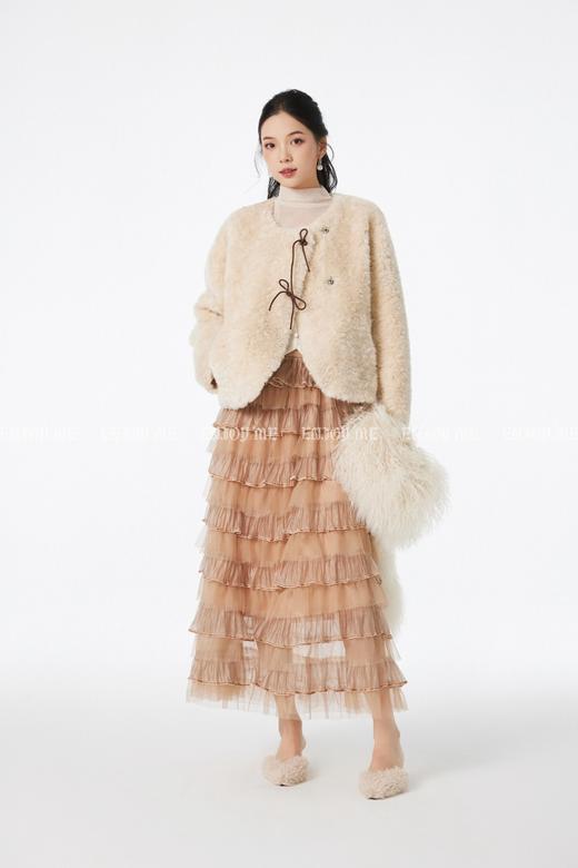 【门店同款】ENJOY冬季“暖冬软糖”双蝴蝶结扣外套 167750111 商品图6