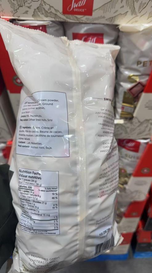 特价！瑞士Swiss Delice72%纯黑巧克力/白巧克力（1.5公斤/袋 大包装）温哥华直邮 商品图1