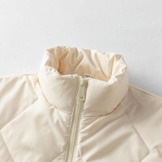 雀说100桑蚕丝填充棉服女高领妈妈装秋冬保暖棉衣外套ALAYD02 商品图3