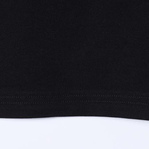 T4979SDSA秋冬新款痞帅男装泼墨彩色十字印花半高领长袖T恤百搭简约 商品图3