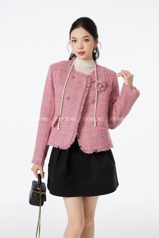 【门店同款】ENJOY冬季“暖冬软糖”干枯玫瑰小香外套 167595894 商品图0