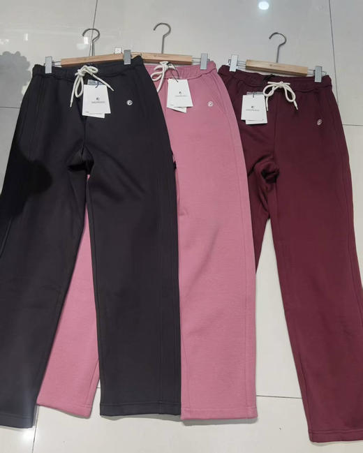 【爆款一体绒 加绒裤】水淼2025冬新品加厚防风保暖百搭显瘦长裤1653 商品图1