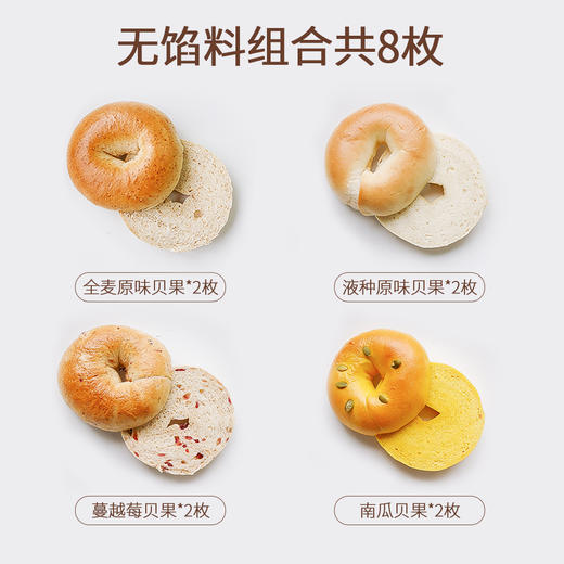 【不止一食】贝果大满贯  今年你不吃贝果就out了 私房用料 工厂价格 极致美食体验 商品图6