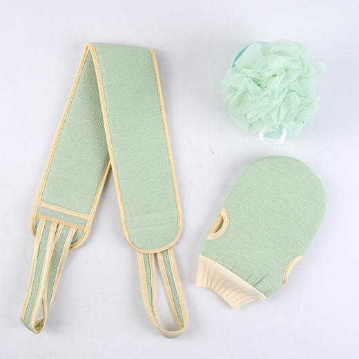 【搓澡巾成人款】强力搓泥去污搓澡神器 拉背条沐浴球套装 洗澡巾女双面 商品图2