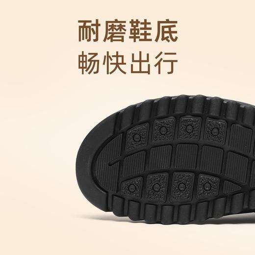 信诺真皮妈妈短靴软底舒适女鞋2025冬季新款加绒加厚保暖棉鞋皮鞋X5M037-232 商品图4