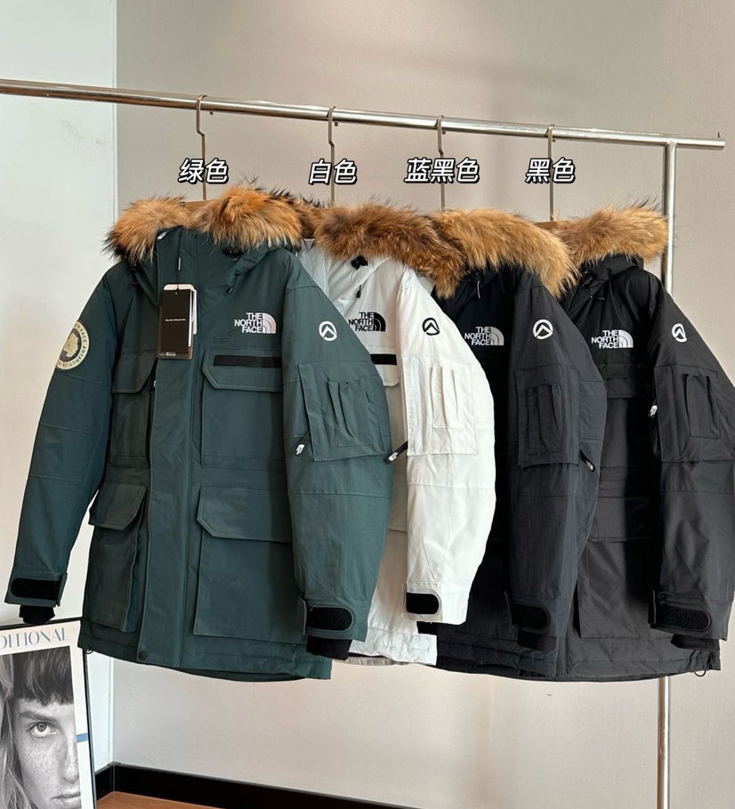 原价699特价处理北面工装毛领羽绒服110408