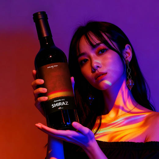 【新品】奥兰艺术家澳洲原瓶进口西拉半干红葡萄酒14.3°750ml 果香浓郁甜美 商品图1
