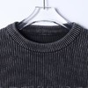 22120SDSA男士秋冬新款痞帅男装慵懒风简约刺绣字母圆领毛衣百搭宽松 商品缩略图2