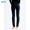 NUTS那时商场同款冬黑色高腰修身铅笔裤水洗牛仔长裤女5491103A1 商品缩略图4