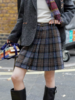 浮生八记/25D204/一片式苏格兰格纹A字百褶半裙 商品缩略图0