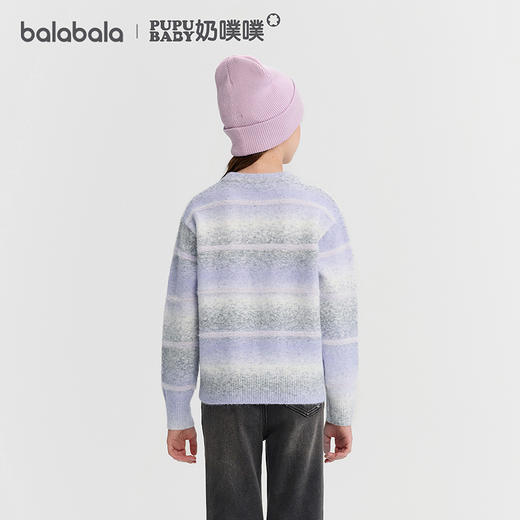 【奶噗噗IP】巴拉巴拉童装儿童毛衣女童2025冬新款针织衫 商品图3