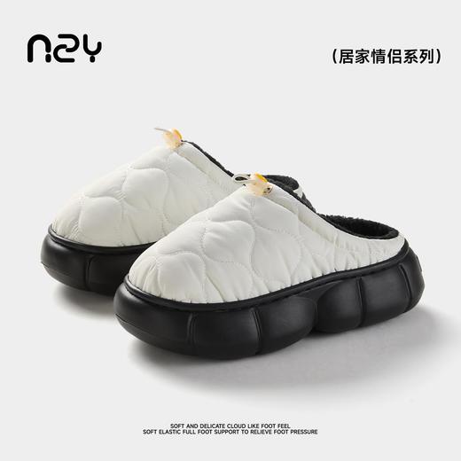 【锁温防水棉拖鞋】男女家居室内加绒保暖厚底防滑软底情侣棉拖鞋男 商品图1