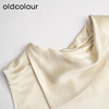 oldcolour欧珂春秋季缎面简约宽松日常无袖套头衫女HO14014432 商品缩略图4