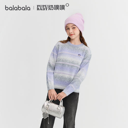 【奶噗噗IP】巴拉巴拉童装儿童毛衣女童2025冬新款针织衫 商品图1