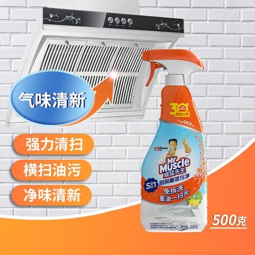 威猛先生厨房重油污净超值装(柠檬)500G*2瓶 商品图1