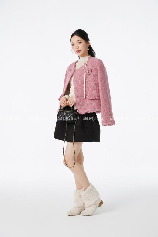 【门店同款】ENJOY冬季“暖冬软糖”干枯玫瑰小香外套 167595894 商品图5