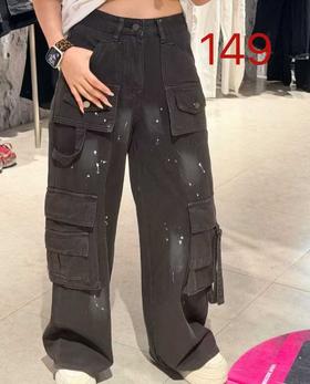 NC多口袋工装阔腿裤05725秋季006333552501