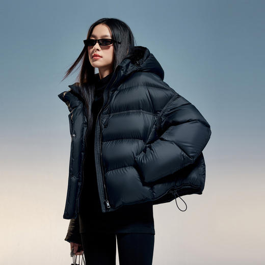 丁摩【明星同款】新款泡芙小个子显高冬新款短款宽松显瘦时尚羽绒服AL2506 商品图1