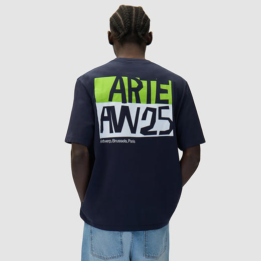 Arte Cut Out Print T-shirt 印花短袖圆领T恤 商品图0