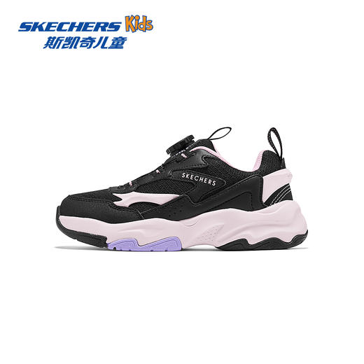 斯凯奇男女童旋钮扣时尚潮流老爹鞋舒适缓震透气运动鞋子 商品图3