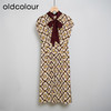 oldcolour欧珂夏季设计感时尚气质高级无袖连衣裙女DN23104084 商品缩略图0