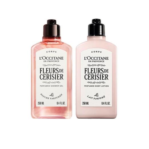 【送礼盒】L'occitane 欧舒丹新版 樱花洗护两件套（沐浴露250ml+身体乳250ml） 商品图1