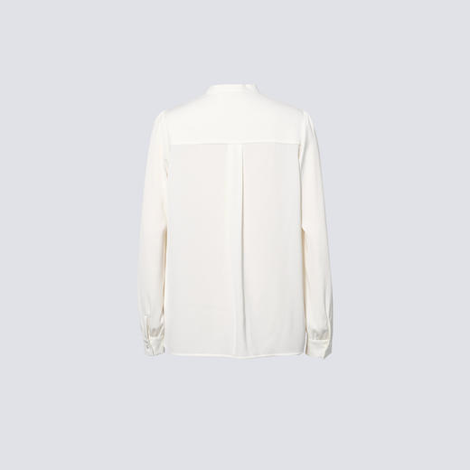 【商场同款】诗凡黎法式优雅飘带衬衫25秋新款缎面上衣3G9121351 商品图1