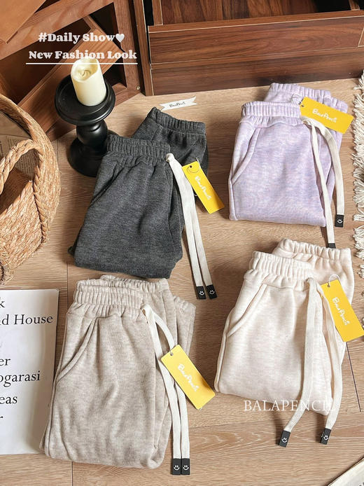 49.9/2条 一体绒王炸儿童糯米溜溜裤 商品图6