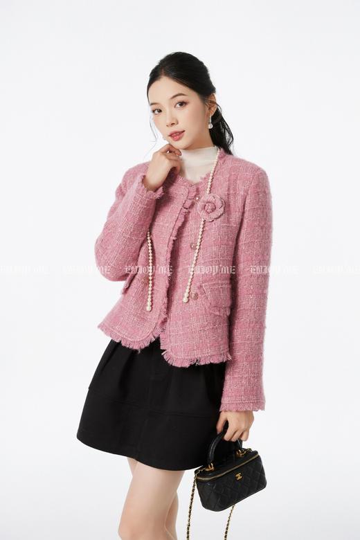 【门店同款】ENJOY冬季“暖冬软糖”干枯玫瑰小香外套 167595894 商品图2