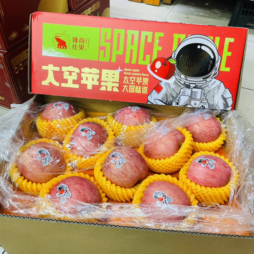 【高原太空苹果新】精品大果礼盒，坡地种植，自然恩赐，脆甜口感细腻爆汁，一天一苹果 商品图3